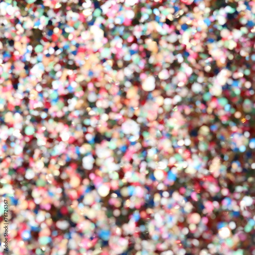 High resolution defocused view of colorful glitters background