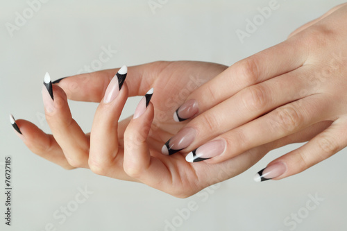 Beautiful Female Hands. Beautiful hand with perfect nail