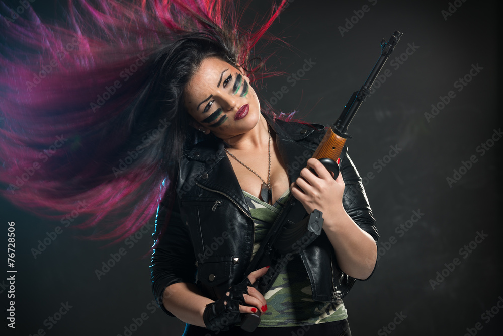 The Long-Haired Female Warrior The Long-Haired Female Warrior