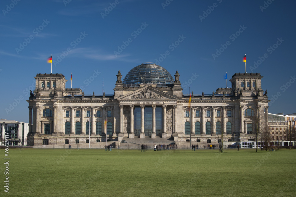 The Reichstag, national parliament of Germany, Europe