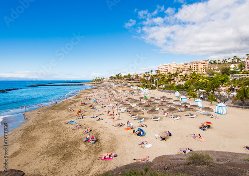 El Duque beach in Costa Adeje. Tenerife. Canary isla © Alex Tihonov