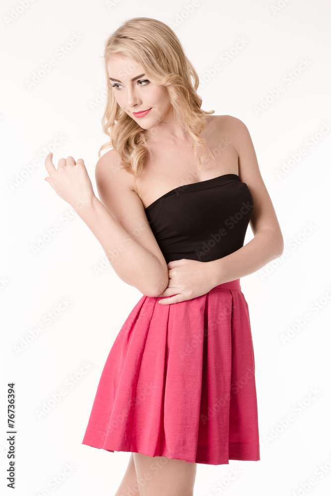 Portrait of beautiful blonde woman Portrait of beautiful blonde woman