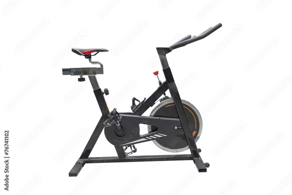 exercise bike isolated on white background exercise bike isolated on white background