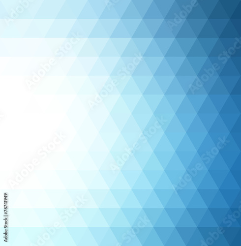 Abstract blue geometric technology background
