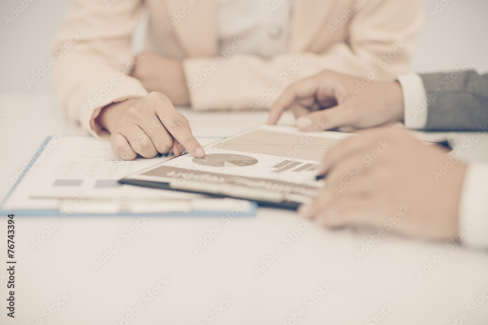 Business people discussing during a meeting