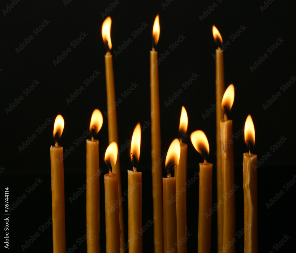 Candles in church Candles in church