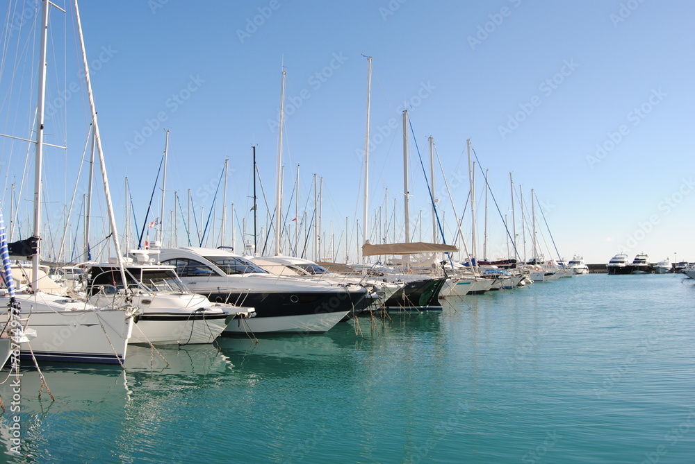 Fototapeta premium port bateau