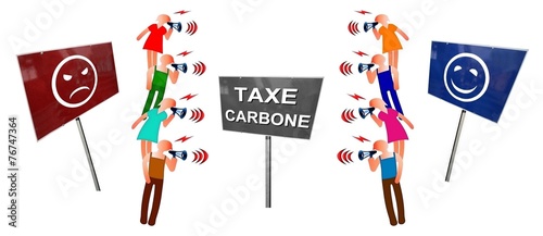 Fotografi Débat  Taxe carbone:  pour ou contre