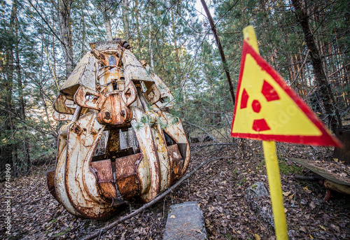 grapple in Pripyat ghost town, Chernobyl Zone of Alienation photo