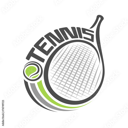 The image of a tennis racket