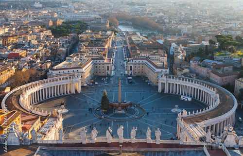 Rome from Saint Peter's Basilica's dome