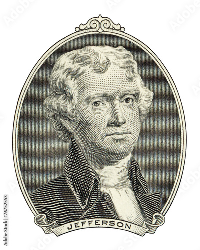 Portrait of  Thomas Jefferson photo