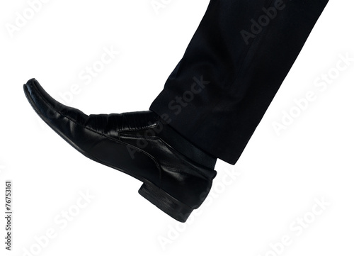 Obraz na płótnie Shoe feet hit something