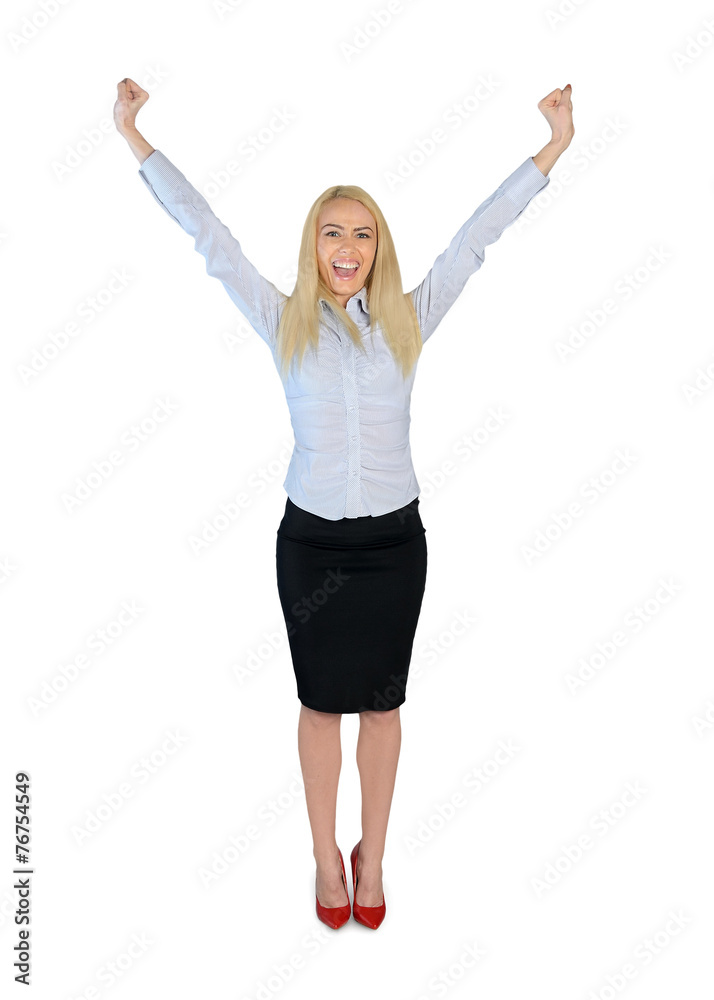 Business woman winner Business woman winner