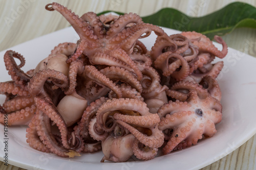Fototapeta Naklejka Na Ścianę i Meble -  Boiled octopus