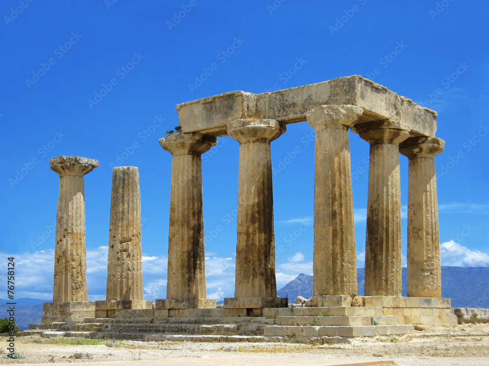 the columns in Greece
