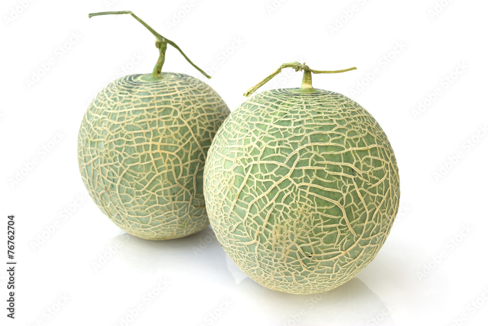 Melon isolated on white background Melon isolated on white background