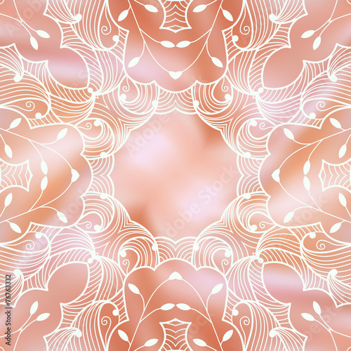 Abstract seamless doodle pattern