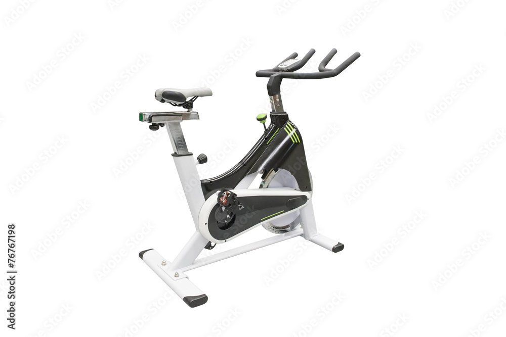 exercise bike isolated on white background exercise bike isolated on white background
