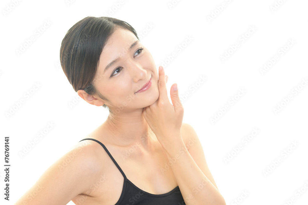 微笑む女性 微笑む女性