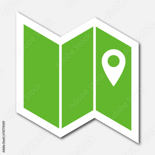 Logo carte, plan.