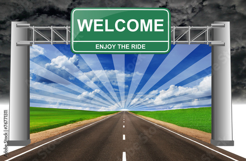 welcome enjoy the ride
