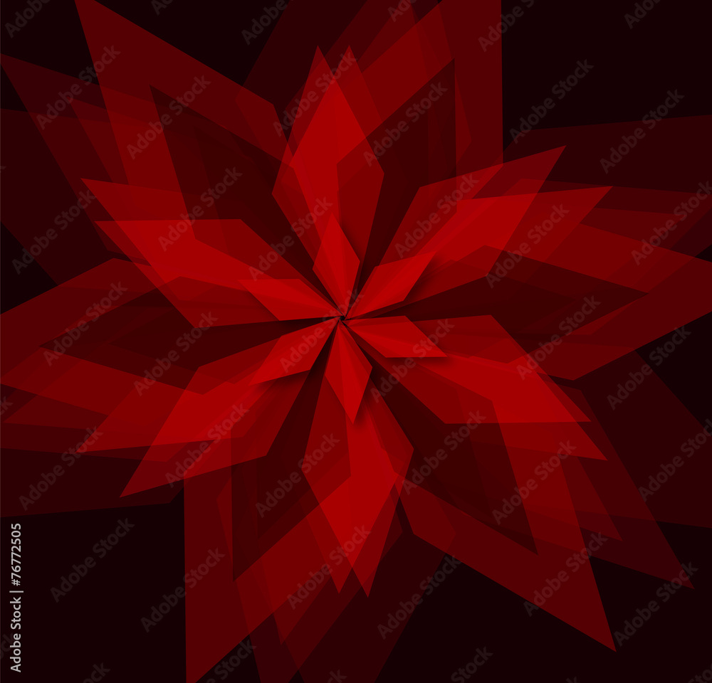 stars flower shapes on red back stars flower shapes on red back