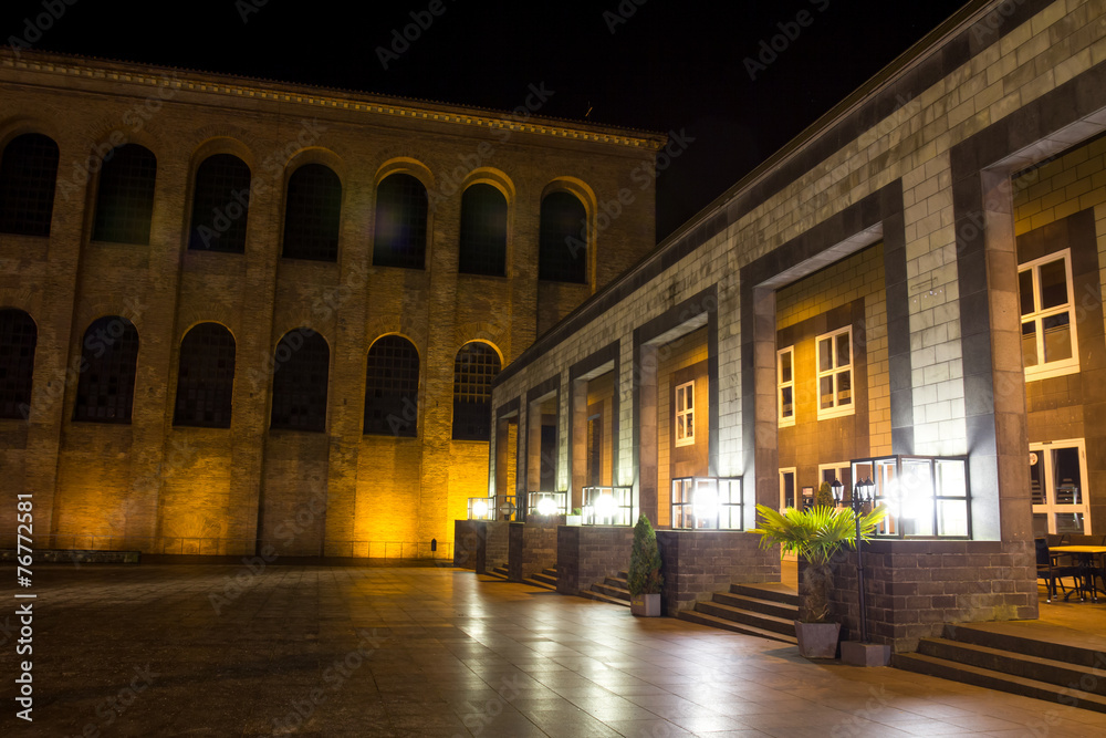 Fototapeta premium palais trier gemany at night