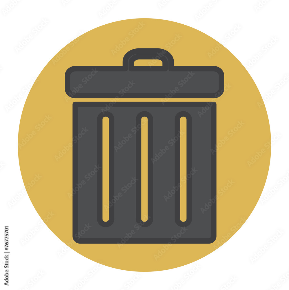 Unwanted Data Computer Trash Waste Icon Vector Concept Unwanted Data Computer Trash Waste Icon Vector Concept