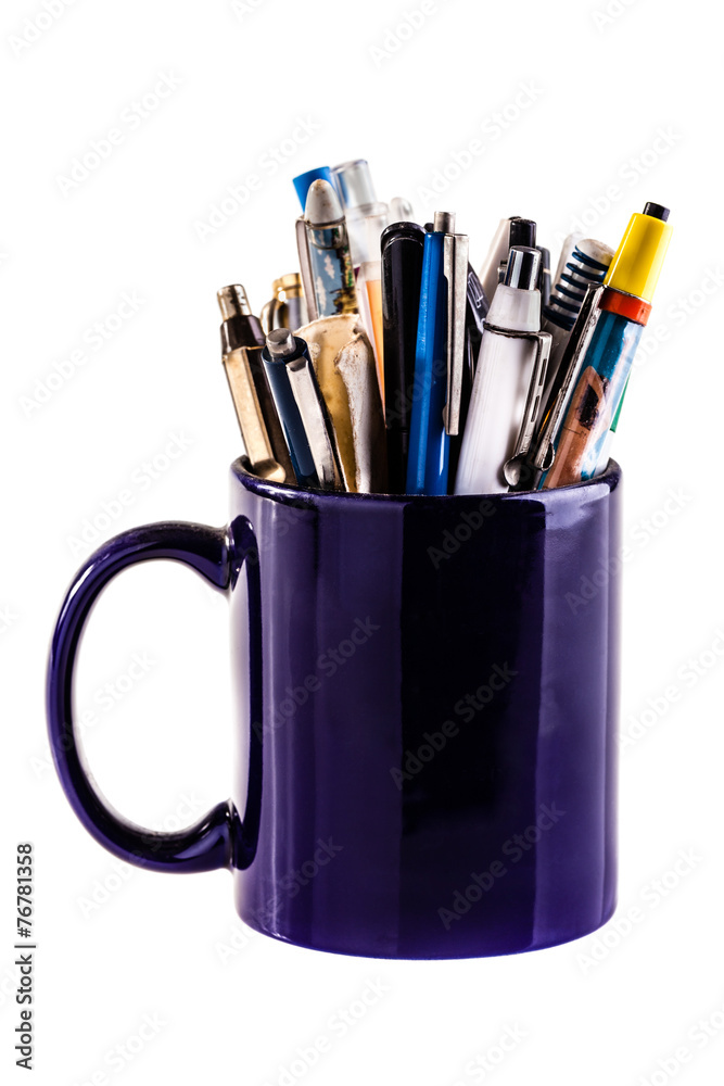 Mug full of pens Mug full of pens