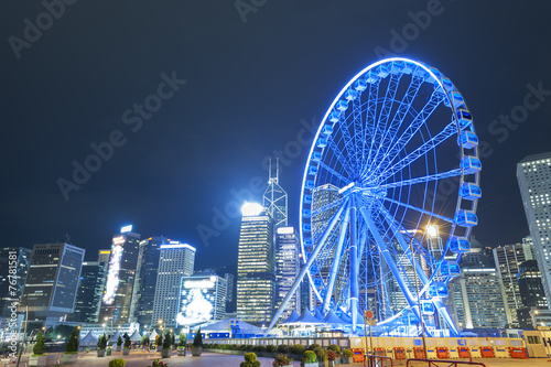 Hong Kong City at Night