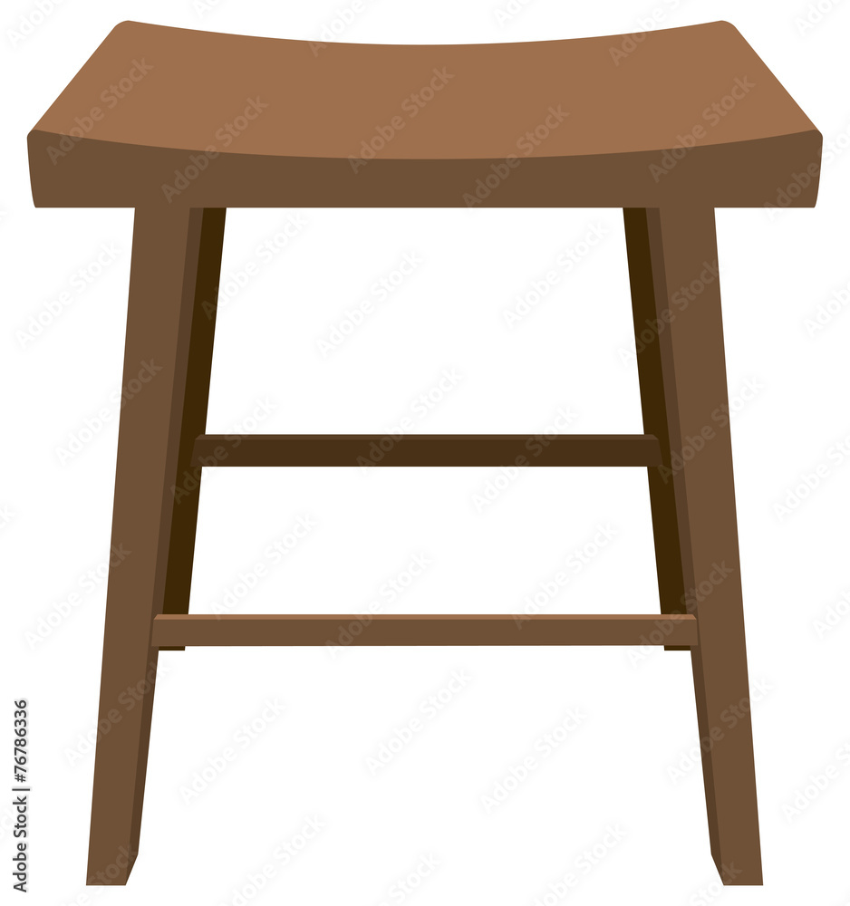 Wooden stool Wooden stool
