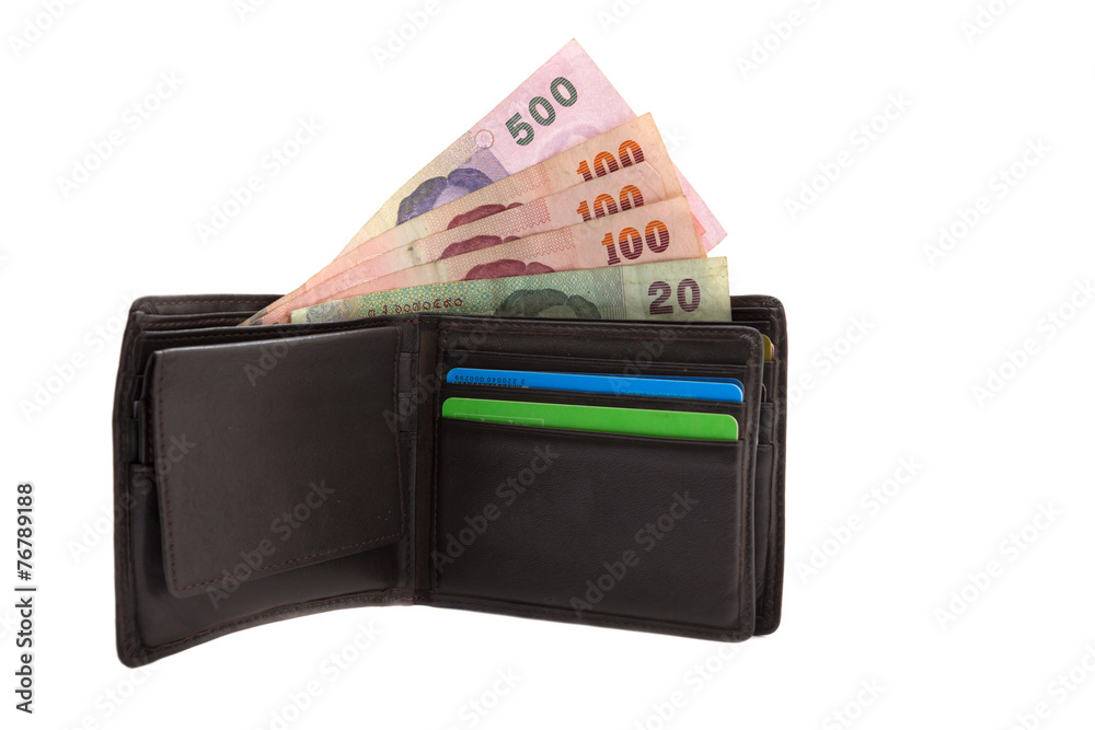 Banknotes in wallet Banknotes in wallet
