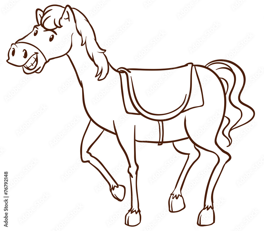 Obraz premium A horse