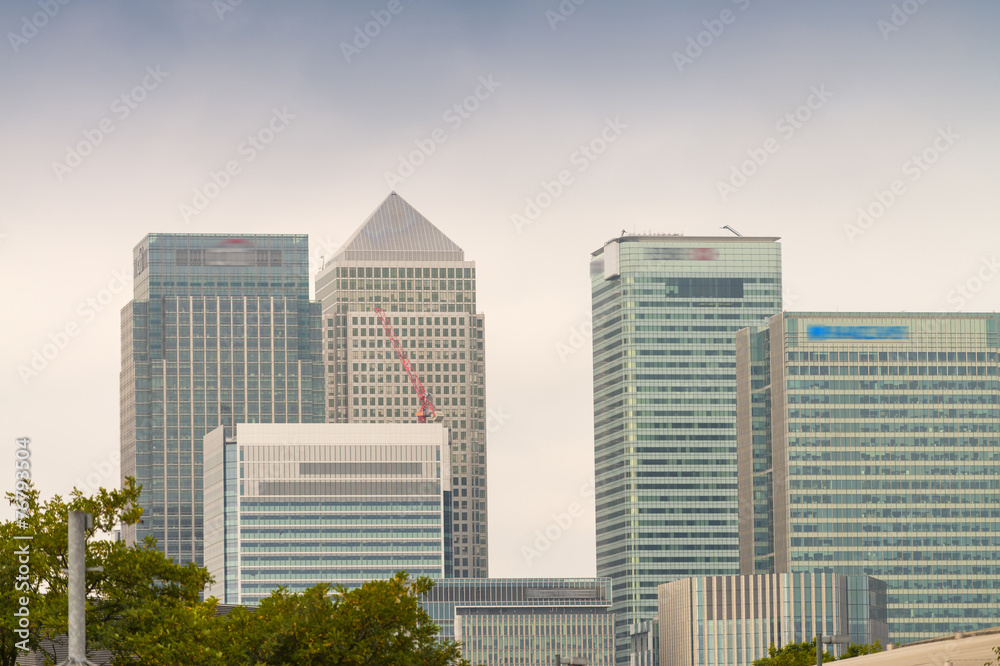 Canary Wharf, financial district of London