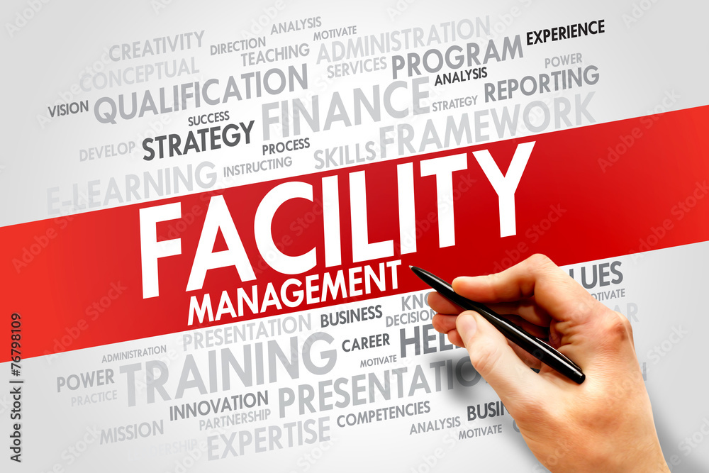 Facility Management word cloud, business concept Facility Management word cloud, business concept