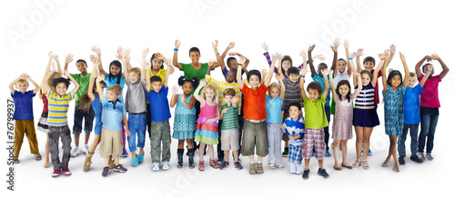 Children Kids Happiness Cheerful Childhood Celebration Concept