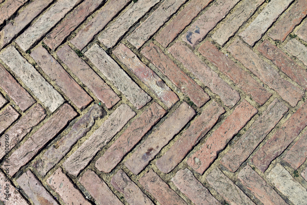 Floor with brick Floor with brick