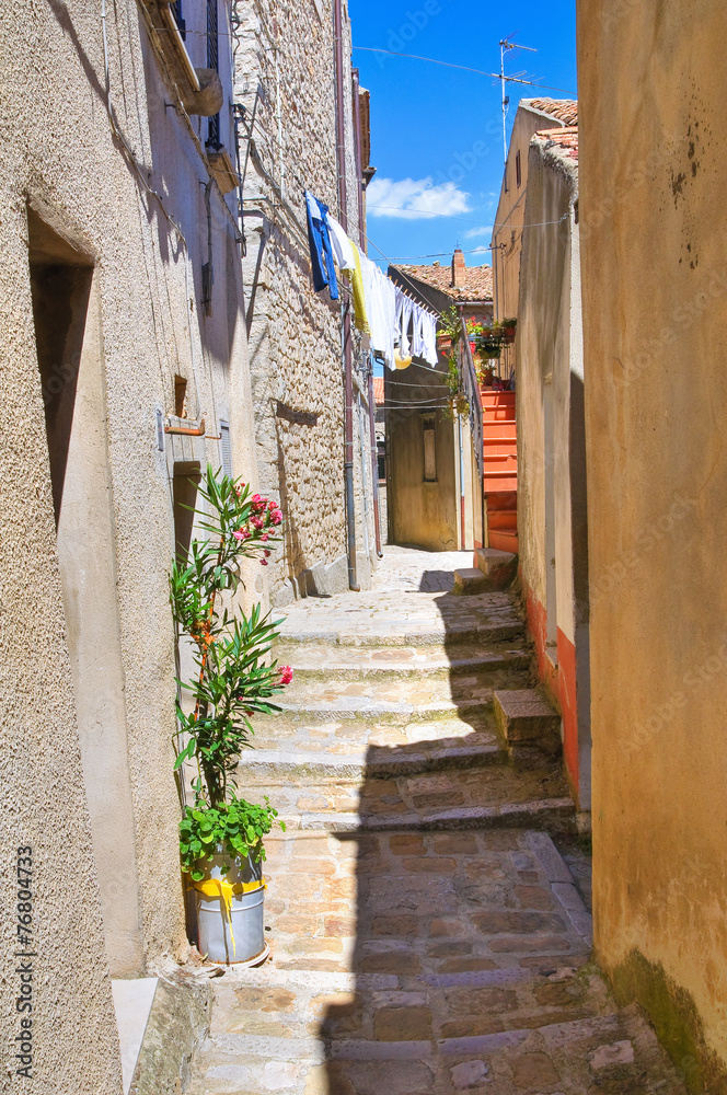 Naklejka premium Alleyway. Pietragalla. Basilicata. Italy.