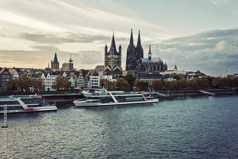 Cologne skyline Cologne Cathedral Cologne skyline Cologne Cathedral