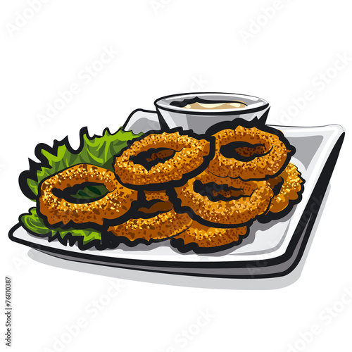 fried squid ring