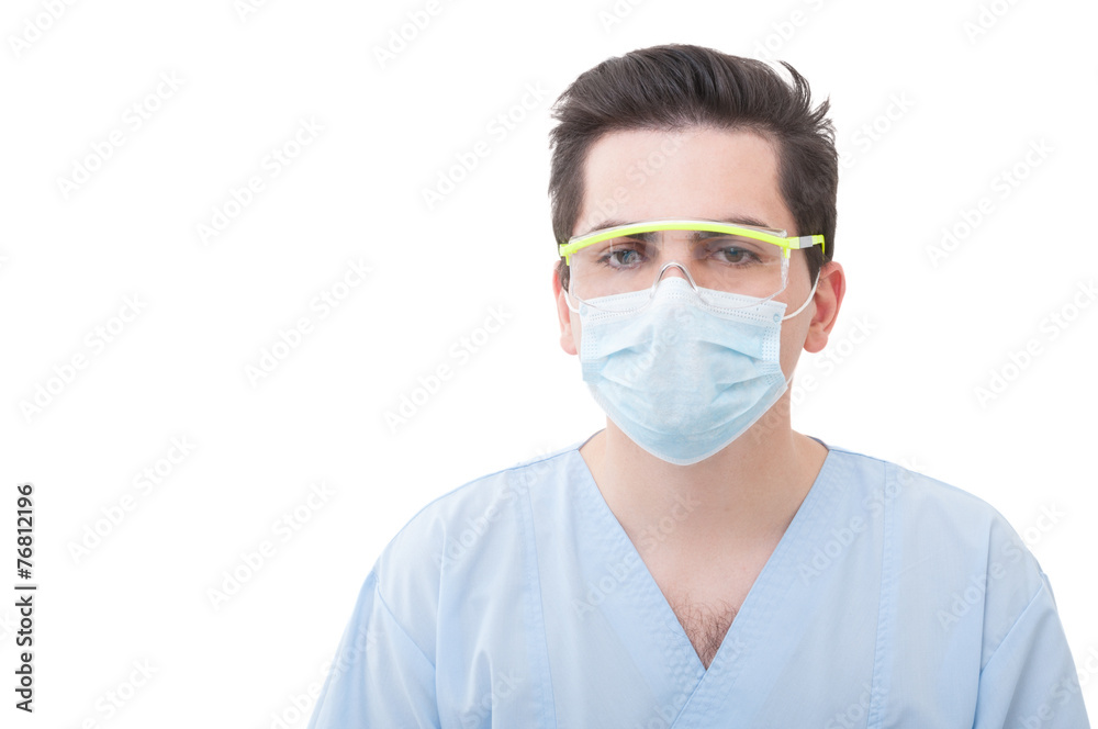 Portrait of a male dentist Portrait of a male dentist