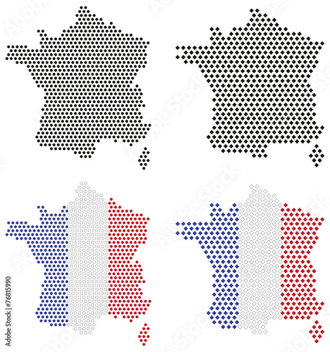 Carte de france Stylise02