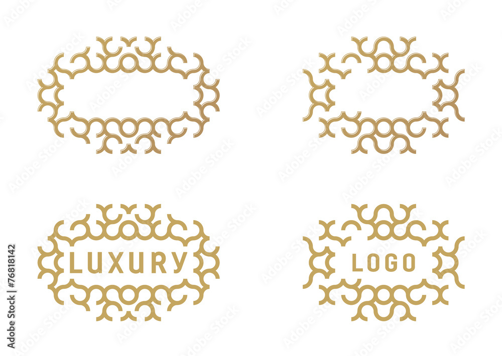 Luxury gold frame
