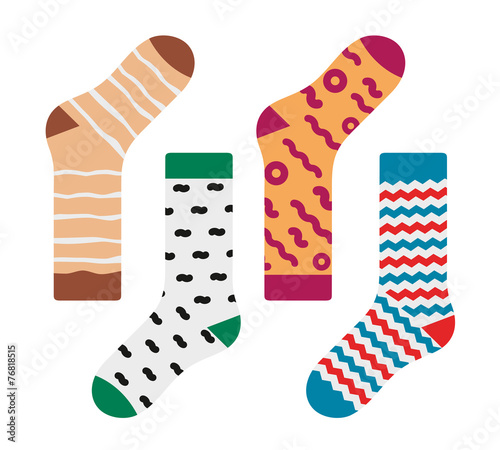 Set of socks with the original design