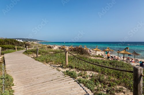 Verso la spiaggia  Formentera