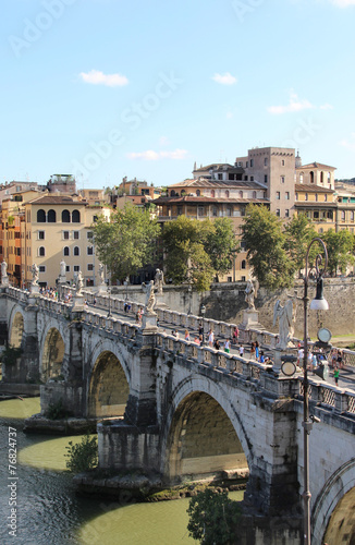 Beautiful panorama of Rome, Italy