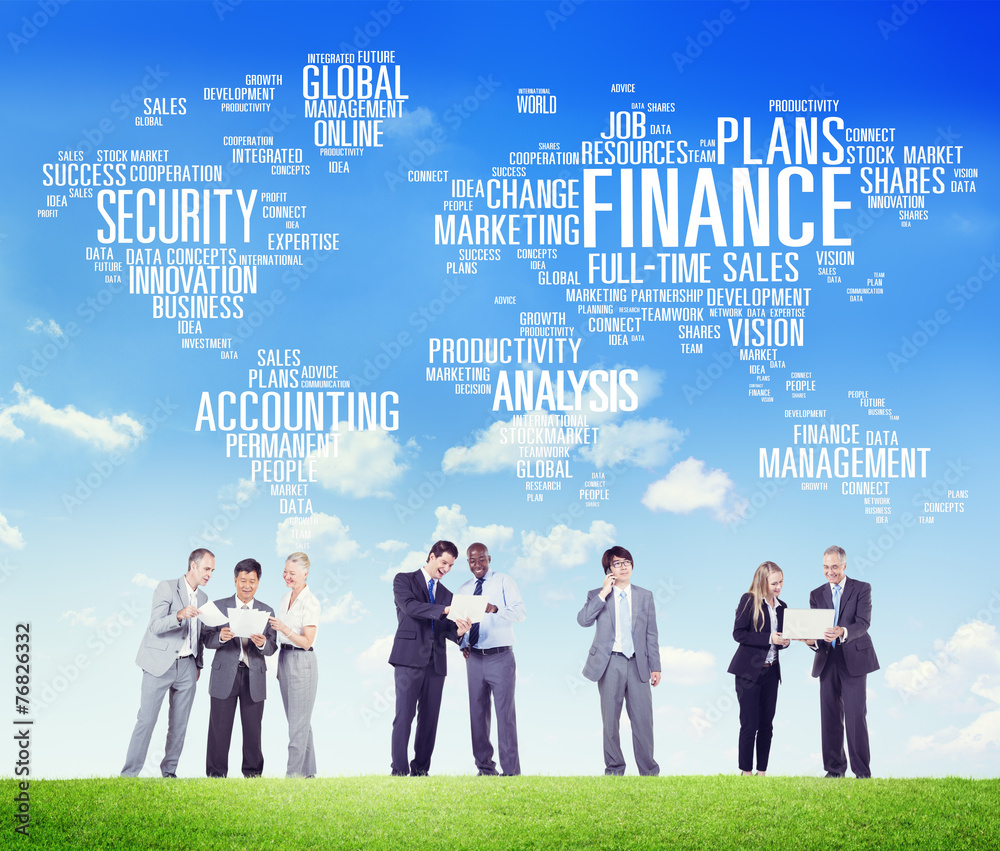 Global Finance Business Financial Marketing Money Concept Global Finance Business Financial Marketing Money Concept