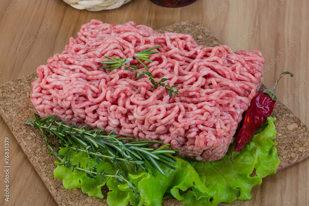 Raw minced meat Raw minced meat