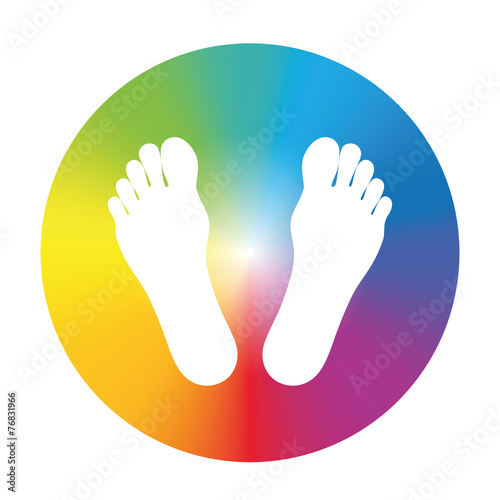 Feet Gradient Color Wheel